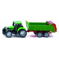 Siku Super tractor met aanhanger - thumbnail