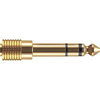 Oehlbach D1C35021 i-Jack AD 35/63 Jackplug Audio Adapter [1x Jackplug female 3,5 mm - 1x Jackplug male 6,3 mm (stereo)] Goud - thumbnail