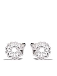 Chopard boucles d'oreilles Precious Lace en or blanc 18ct ornées de diamants - Argent