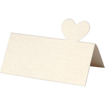 Creativ Company Naamkaarten, afm 8x8,5 cm, 120 gr, off-white, 20 stuk/ 1 doos