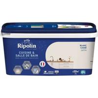 Muren, houtwerk, plafonds, radiatoren schilderen - RIPOLIN - Keuken en badkamer - 2 L - Gebroken wit