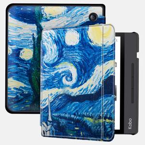 Lunso Kobo Libra H20 hoes (7 inch) - sleep cover - Van Gogh Schilderij