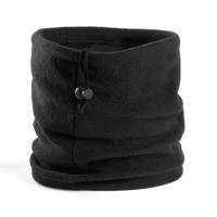 Nekwarmer - zwart - fleece - verstelbaar - colsjaal voor volwassenen Nekwarmer - zwart - fleece - verstelbaar - colsjaal voor volwassenen