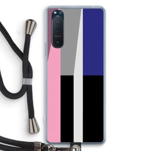 Gestalte 4: Sony Xperia 5 II Transparant Hoesje met koord