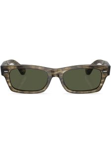 Oliver Peoples lunettes de soleil Davri à monture rectangulaire - Vert