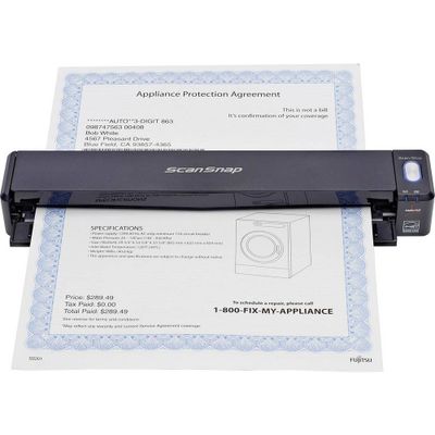 Fujitsu ScanSnap iX100 Mobiele documentscanner A4 600 x 600 dpi 10 pag./min. USB, WiFi 4 (IEEE 802.11 n/g/b/a)