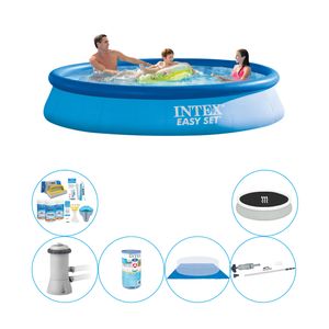 Deluxe Zwembad Pakket - Intex Easy Set Rond 366x76 cm