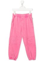 Gcds Kids pantalon de jogging à patch logo - Rose