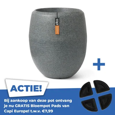 Vaas Elegant Arc Granite 43x50 Antraciet