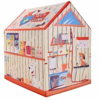 Speeltent/speelhuis dierenkliniek - speelgoed huisje - 72 x 95 x 102 cm - kinderen