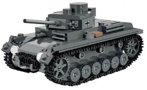 Cobi bouwset Panzer Tank 1:48 donkergroen 290 delig