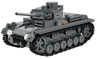 Cobi bouwset Panzer Tank 1:48 donkergroen 290 delig - thumbnail