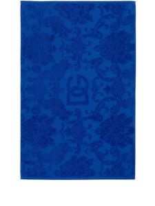 Dolce & Gabbana tapis de bain en tissu éponge - Bleu