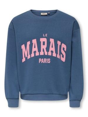 Kids ONLY winter sweater meisjes - blauw - KogMarisa - oversize fit