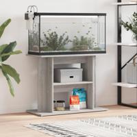 VidaXL Aquariumstandaard sonoma grijs 80x35x60 cm bewerkt hout