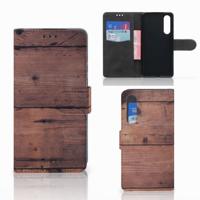 Huawei P30 | Book Style Case | Old Wood