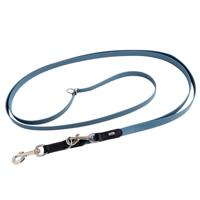 HUNTER Traploos verstelbare hondenlijn Wolmar, rokerig blauw/zwart