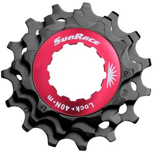 Shimano Sunrace sluitring met kransjes 12v 10/12/14t zwart