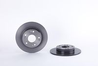 Remschijf COATED DISC LINE BREMBO, Remschijftype: Massief, u.a. für Honda - thumbnail