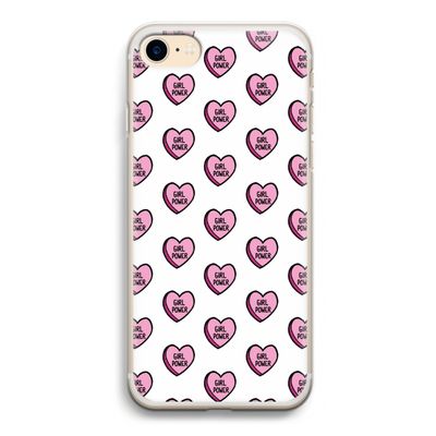 GIRL POWER: iPhone 7 Transparant Hoesje