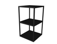 Hoge Kast INK 350x350x630 mm Mat zwart 1901297 Hoge Kast INK 350x350x630 mm Mat zwart 1901297