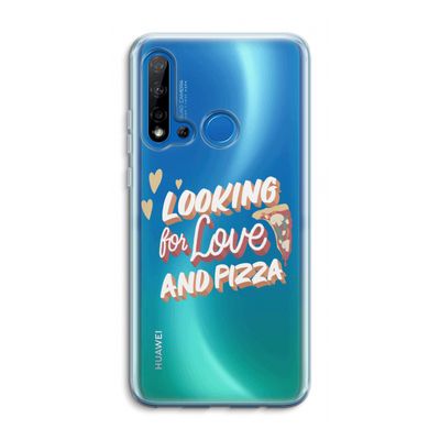 Pizza is the answer: Huawei P20 Lite (2019) Transparant Hoesje