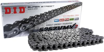 D.I.D Chain did 525 zvmx2 128n grey open