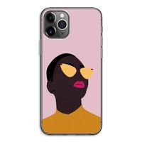 Yellow glasses: iPhone 11 Pro Transparant Hoesje