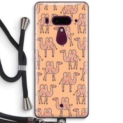 Kameel: HTC U12+ Transparant Hoesje met koord