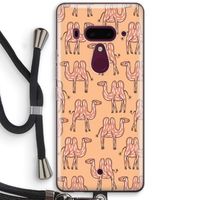 Kameel: HTC U12+ Transparant Hoesje met koord