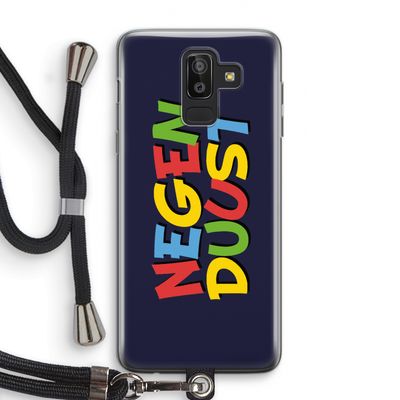 90's One: Samsung Galaxy J8 (2018) Transparant Hoesje met koord