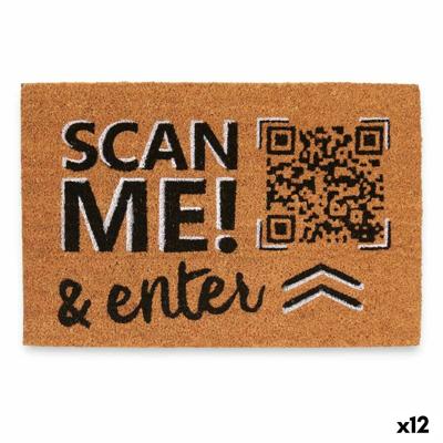 Deurmat Scan Me! Natuurlijk 60 x 1 x 40 cm (12 Stuks)