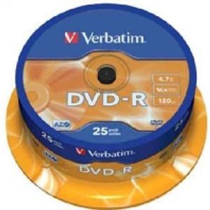 VERBATIM 43522 (VE25)  - DVD-R 120min 11-020-065 (quantity: 25)
