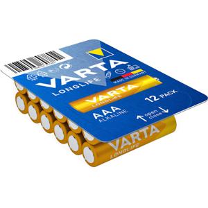 Varta LONGLIFE AAA Big Box 12 AAA batterij (potlood) Alkaline 1200 mAh 1.5 V 12 stuk(s)