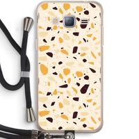 Terrazzo N°13: Samsung Galaxy J3 (2016) Transparant Hoesje met koord