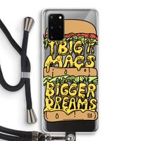Big Macs Bigger Dreams: Samsung Galaxy S20 Plus Transparant Hoesje met koord