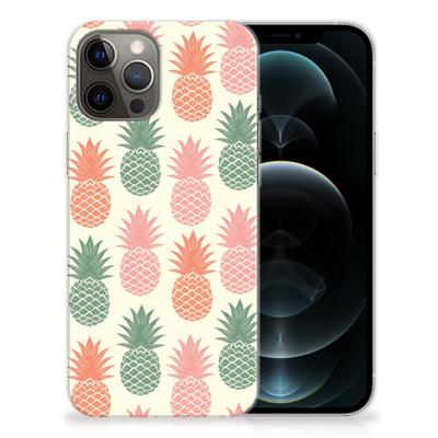 iPhone 12 Pro Max | Siliconen Case | Ananas