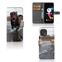 Motorola Edge 20 Lite Telefoonhoesje met Pasjes Honden Labrador