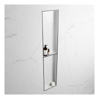 Wandnis Solid Surface Easy | In- en opbouw | 30x90x8 cm | 2 vakken | Urban/Talc Wandnis Solid Surface Easy | In- en opbouw | 30x90x8 cm | 2 vakken | Urban/Talc