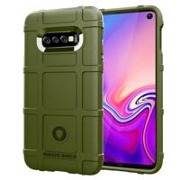Volledige dekking schokbestendig TPU Case voor Galaxy S10e (Army Green)