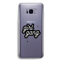Girl Gang: Samsung Galaxy S8 Transparant Hoesje - thumbnail
