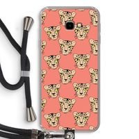 Tijger: Samsung Galaxy J4 Plus Transparant Hoesje met koord