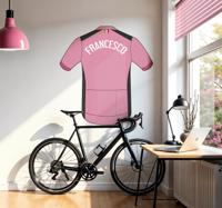 maglia rosa fiets sticker