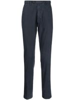 Corneliani pantalon chino slim à coupe quatre poches - Bleu