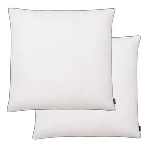 VidaXL Kussens 2 st verenvulling 80x80 cm wit