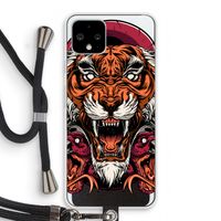 Tiger and Rattlesnakes: Pixel 4 Transparant Hoesje met koord