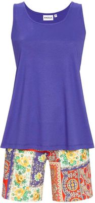 Ringella shortama bont patroon blauw