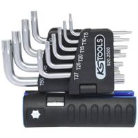 KS Tools 920.2500 TX Haakse schroevendraaierset T 8, T 10, T 15, T 20, T 25, T 27, T 30, T 40, T 45, T 50 10-delig KS Tools 920.2500 TX Haakse schroevendraaierset T 8, T 10, T 15, T 20, T 25, T 27, T 30, T 40, T 45, T 50 10-delig