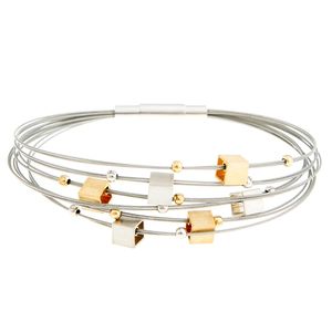GALA DESIGN J0105 Armband Galaxy Gold staal-zilver goud-en zilverkleurig 19 cm