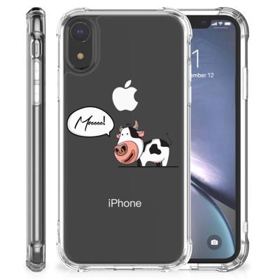 Apple iPhone Xr Stevig | Bumper Hoesje | Cow Apple iPhone Xr Stevig | Bumper Hoesje | Cow